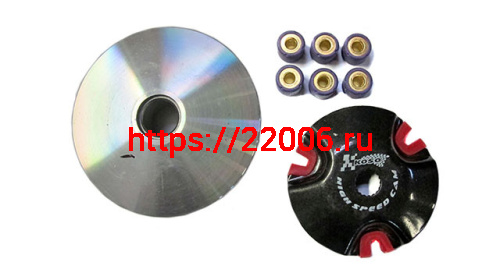 Вариатор Yamaha JOG-50 в сборе с роликами KOSO Вариатор Yamaha JOG-50 в сборе с роликами KOSO