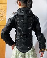 Защита тела (черепаха) THUNDER WOLF Kids АМ02 черная (L 130 cm.)