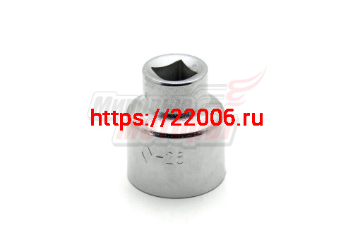 Головка 28мм 1/2" 6гр