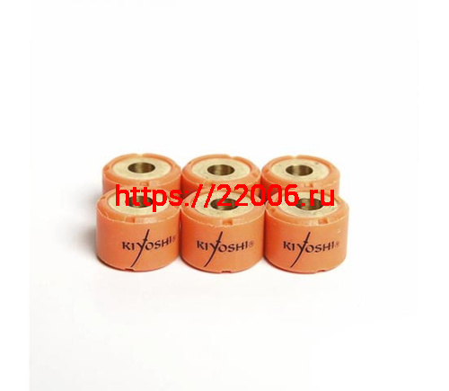 Ролики вариатора (6 штук) 1E40QMB, JOG(3KJ) 6.0 грамм 15*12 KIYOSHI Ролики вариатора (6 штук) 1E40QMB, JOG(3KJ) 6.0 грамм 15*12 KIYOSHI