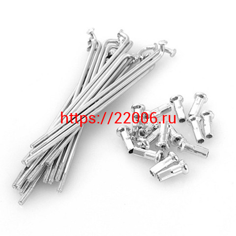 Спица переднего колеса с ниппелем 17" (32 штуки в комплекте) Спица переднего колеса с ниппелем 17" (32 штуки в комплекте)