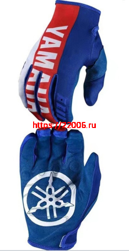 Перчатки YAMAHA (XL) сине-красные Перчатки YAMAHA (XL) сине-красные
