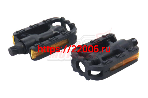Педали детские 78x55 мм пластик 1/2 " (12,4мм) (пара) Педали детские 78x55 мм пластик 1/2 " (12,4мм) (пара)