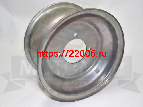 Диск ATV  8", 8х4.5 (4х110, ЦО 90мм) колеса переднего TERMIT-12B (НАБОР) фото 2