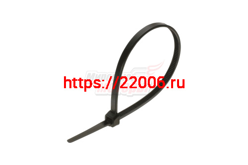 Хомут нейлоновый 7,6*300 мм черный (уп=100 шт.)