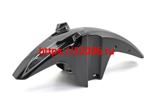 Крыло переднее Alpha ANDES черное глянцевое фото 2