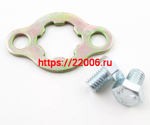 Стопорная шайба ведущей звезды с болтами (вал-20мм) Стопорная шайба ведущей звезды с болтами (вал-20мм)