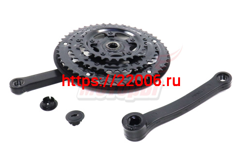 Шатуны 3зв. 48-38-28зуб/шатуны 170мм черные, покрытие пластик "Prowheel" (комплект) Шатуны 3зв. 48-38-28зуб/шатуны 170мм черные, покрытие пластик "Prowheel" (комплект)