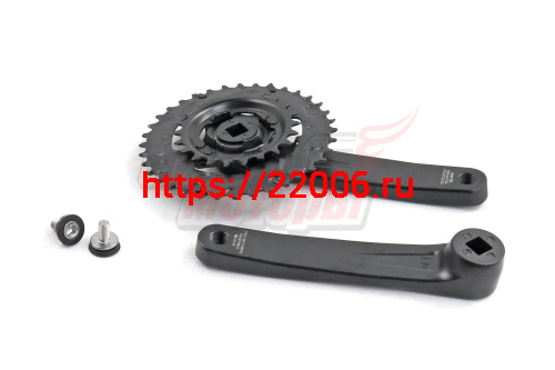 Шатуны 2зв. 36-22зуб, 170мм, под квадрат "Shimano ALTUS" M315-2, 6-8 скор, без защиты (АFCM3152С62XL) Шатуны 2зв. 36-22зуб, 170мм, под квадрат "Shimano ALTUS" M315-2, 6-8 скор, без защиты (АFCM3152С62XL)