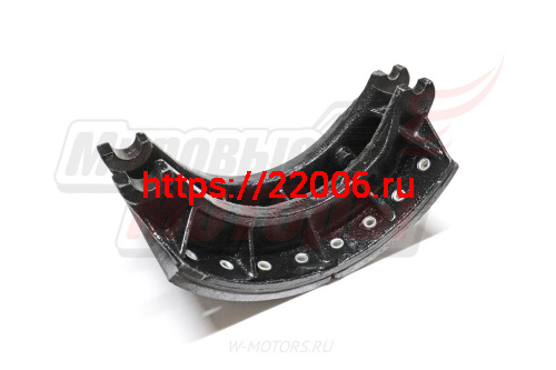 Колодка тормозная бараб. задняя 16 отверстий HOWO (199000340061) фото 2