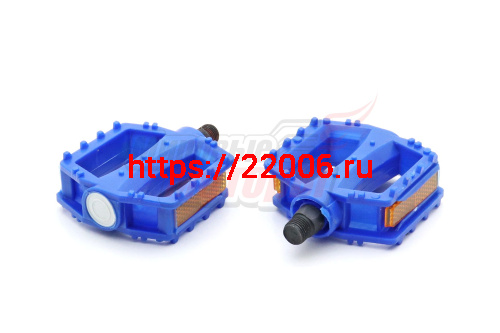 Педали пластик. цветные, резьба 1/2 (пара)