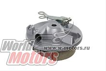 Барабан тормозной передний в сборе Delta, Zodiak, Alpha, ОВ-70, скутер 50 сс под ось 12 мм