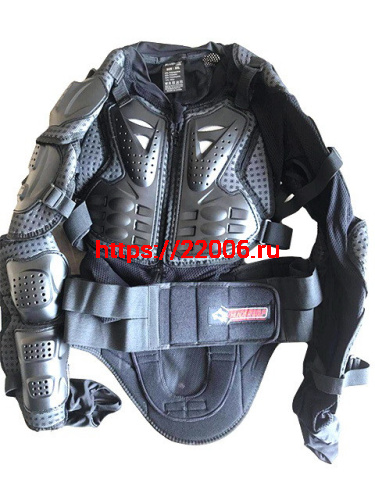 Защита тела (черепаха) Scoyco THUNDER WOLF AM02 черная  (S)