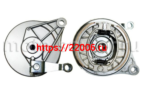 Барабан тормозной задний в сборе мопед Альфа, Дельта Барабан тормозной задний в сборе мопед Альфа, Дельта