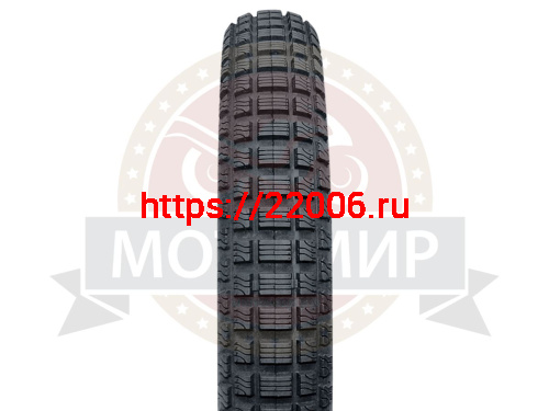 Покрышка 18" 3.50-18 Р268 без камеры, мотоцикл, WANDA (НАБОР)