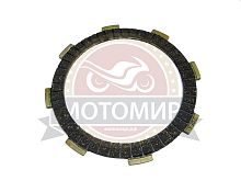 Диск сцепления CB250 ферридо Zongshen ZS 174MN-3  91х110/119х3мм, 8 шлиц (100203044) (НАБОР)