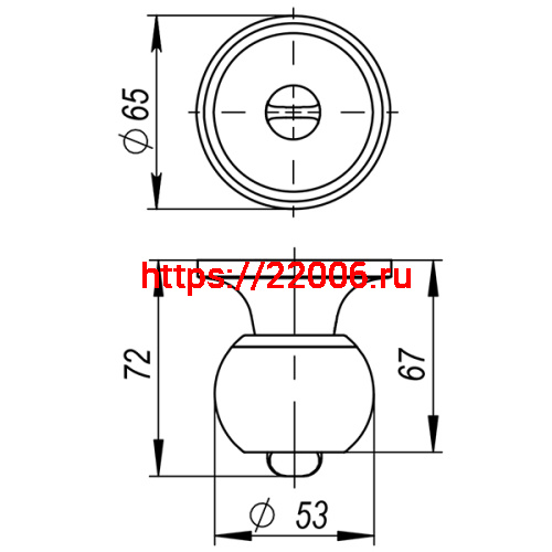 Ручка Ajax (Аякс) защелка DK682 PB-BK (6082 PB-B) (фик.) золото фото 4 Ручка Ajax (Аякс) защелка DK682 PB-BK (6082 PB-B) (фик.) золото фото 4