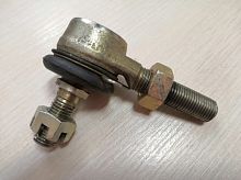 Наконечник рулевой тяги ИРБИС 250, левый (L-80мм, H пальца - 18 мм, D пальца - 10мм, D тяги - 12мм)