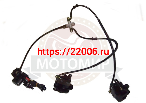 Гидравлика передняя в сборе ATV СOMMANDER 200 (308001130002) Гидравлика передняя в сборе ATV СOMMANDER 200 (308001130002)