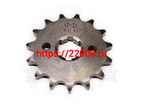 Звезда 15 зуб. (428) (d18-20; 2х34) цепи, ведущая Zongshen ZS 174MN-3 CG/CB250 см3 (100103810)